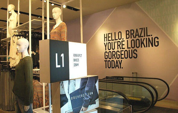 Forever 21 de malas prontas para o Brasil