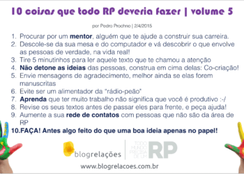 10 coisas que todo RP deveria fazer (volume 5)